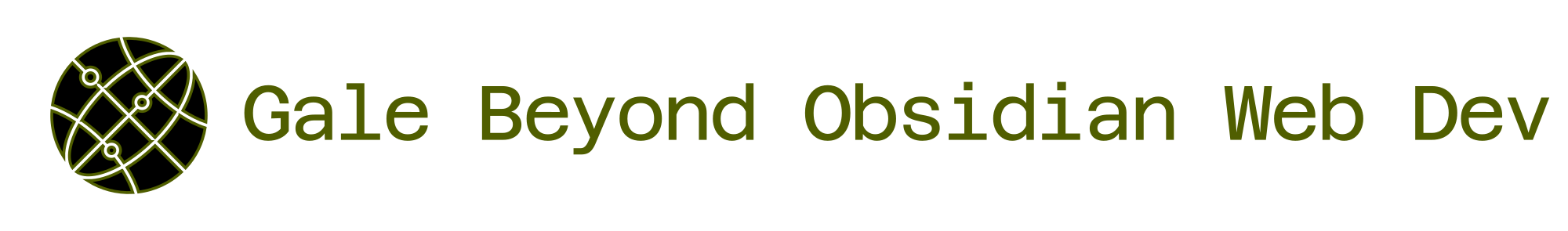 gale beyond obsidian web dev logo